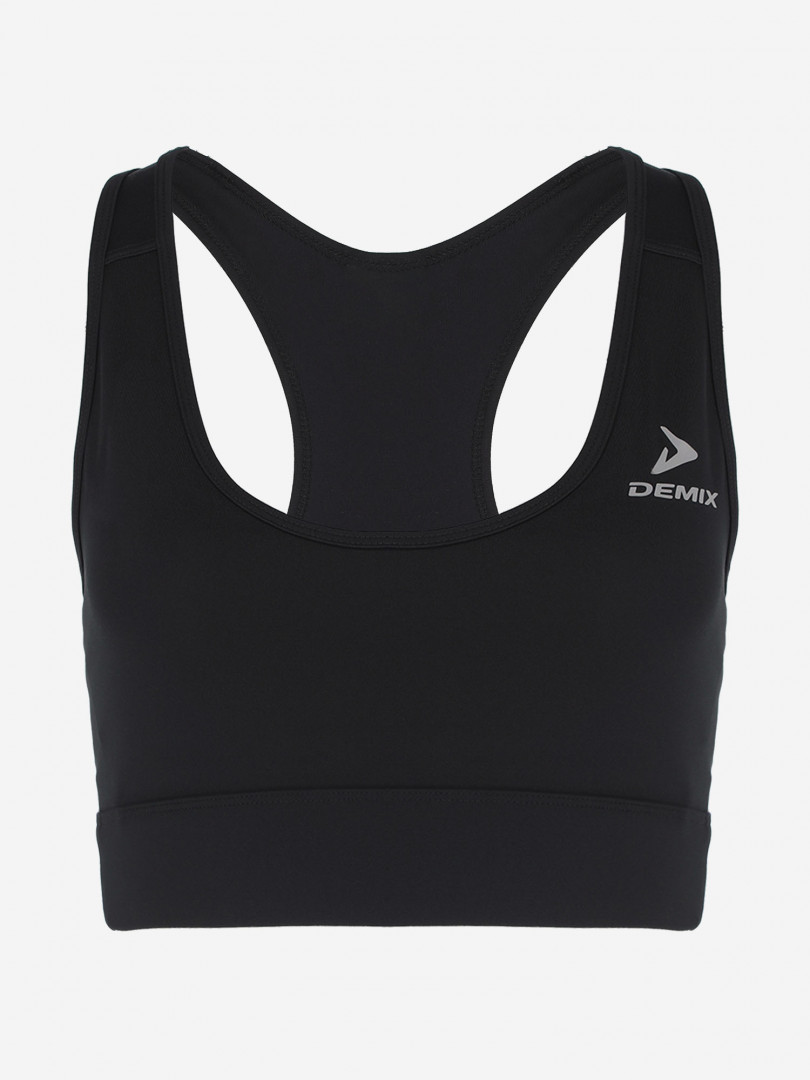 фото Спортивный топ бра demix activemove gym peekaboo longline, черный