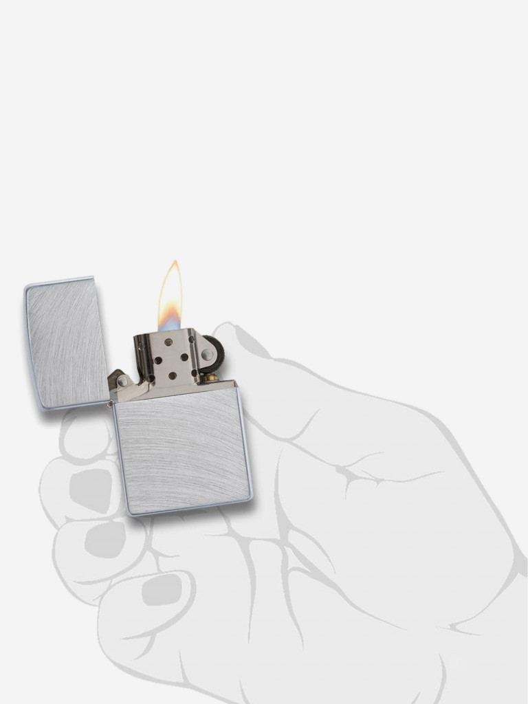 Зажигалка бензиновая ZIPPO 24647 Classic Chrome Arch