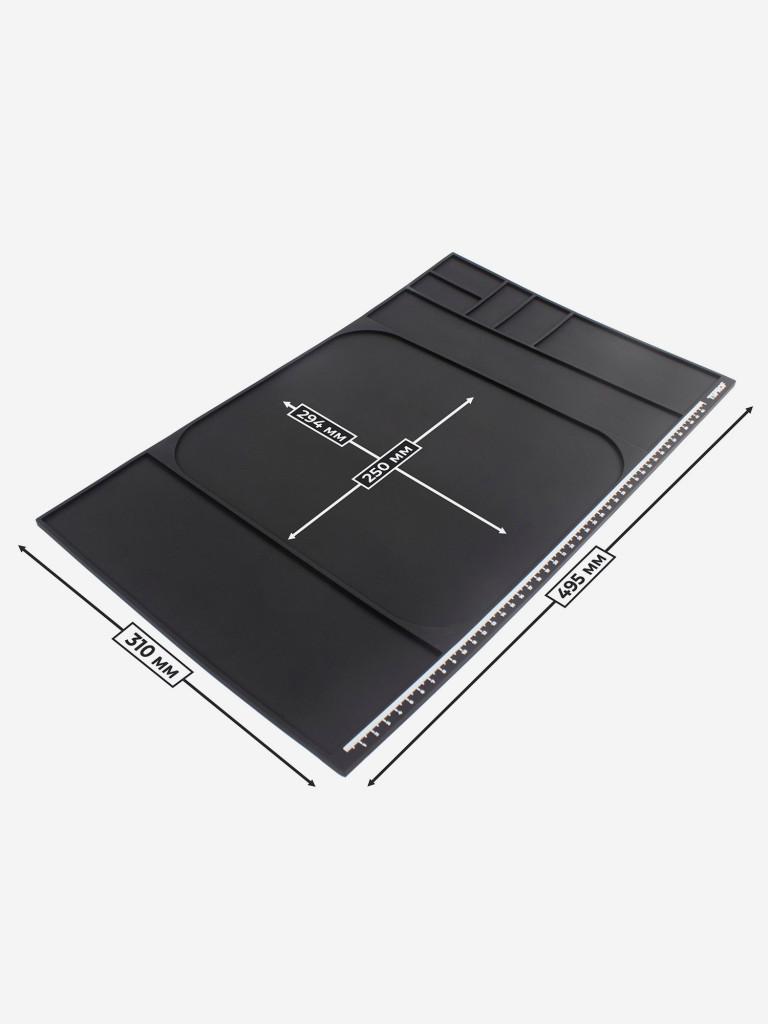 Коврик TSPROF XL для сборки, разборки, заточки ножей (графит)