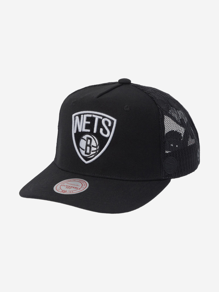 Бейсболка с сеточкой MITCHELL NESS HHSS7632-BNEYYPPPBLCK Brooklyn Nets NBA