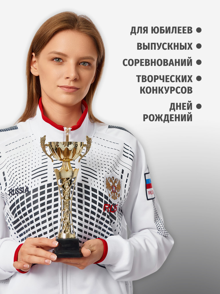 Спортивный кубок для награждения победителя 26.5 см