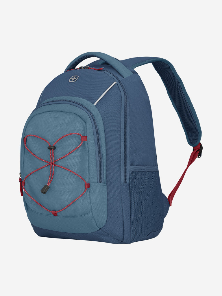 Рюкзак WENGER NEXT Mars 16", деним/синий, переработанный ПЭТ/Полиэстер, 33x24x46 см, 26 л.