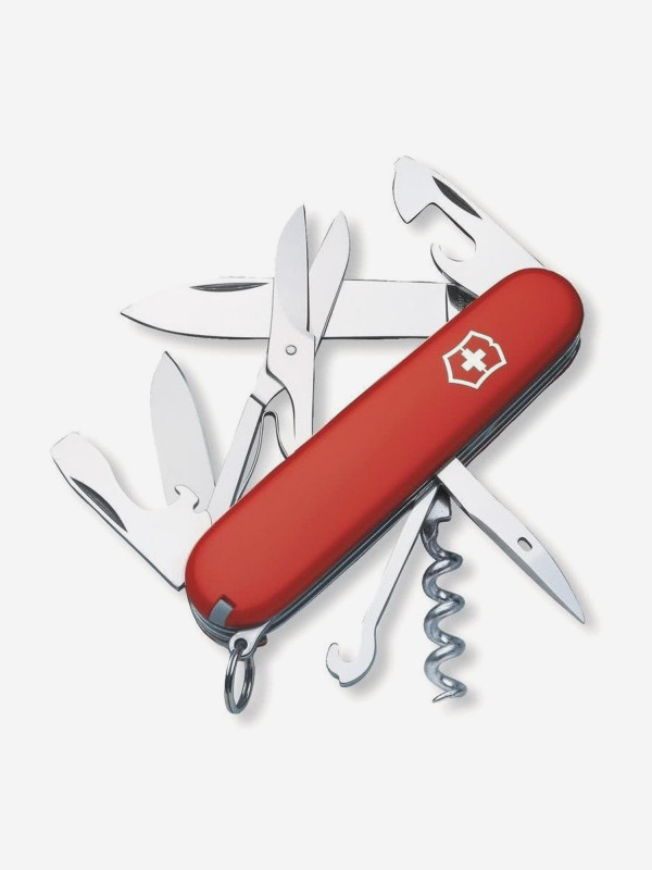 Нож складной Victorinox Climber, 91 мм, 14 функций черный цвет — купить за 5031 руб. со скидкой 23 %, отзывы в интернет-магазине Спортмастер