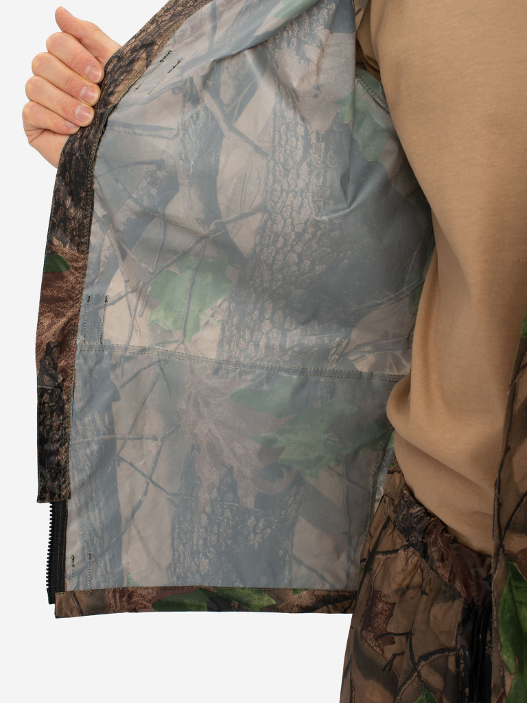 Костюм-дождевик мужской Huntsman ВВЗ Шторм для рыбалки и охоты, ткань таффета PVC 20000 мм вод.ст.