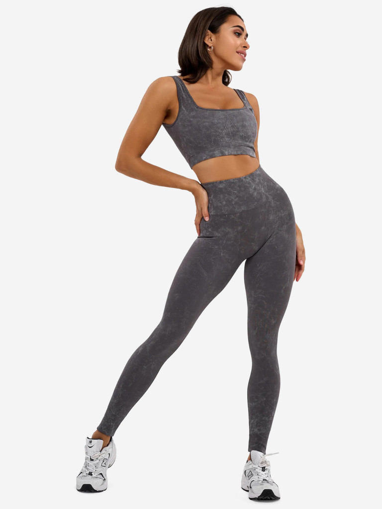 Лосины женские Bona Fide: Marble Leggings "Gray"