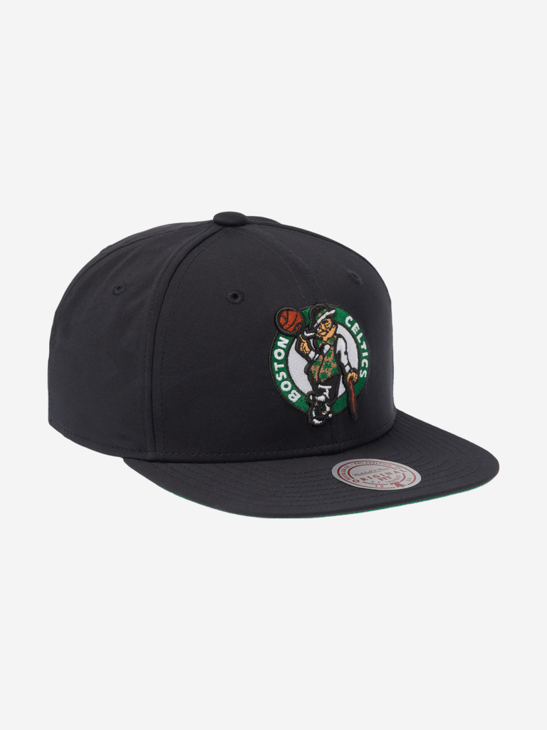 Бейсболка с прямым козырьком MITCHELL NESS HS11500-BCEBLCK Boston Celtics NBA (черный)