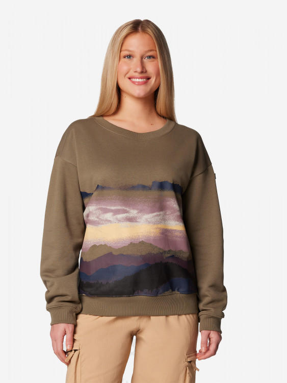 Свитшот женский Columbia Meridian Creek Crew