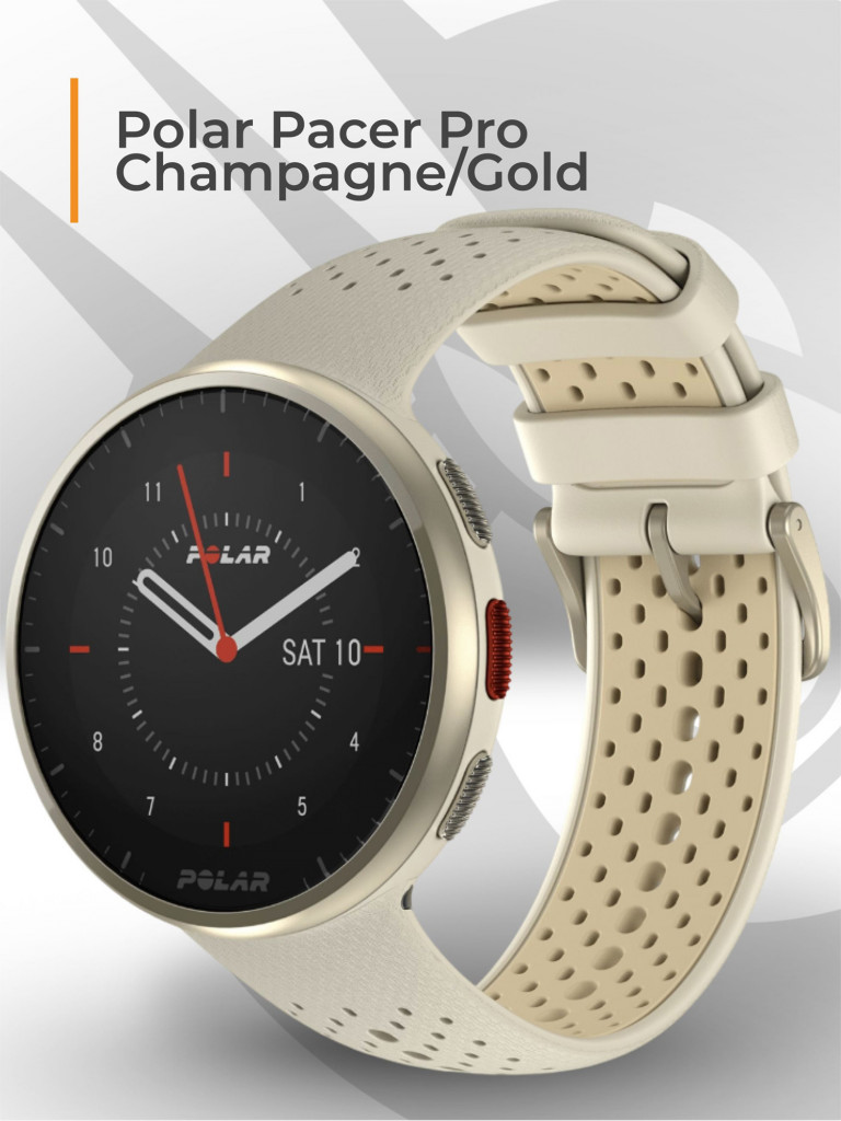 Умные часы Polar Pacer Pro, 45mm, Champagne Gold