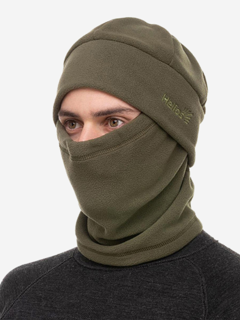 Комплект флисовый Helios POLARIS (шапка+бафф) для рыбалки и охоты