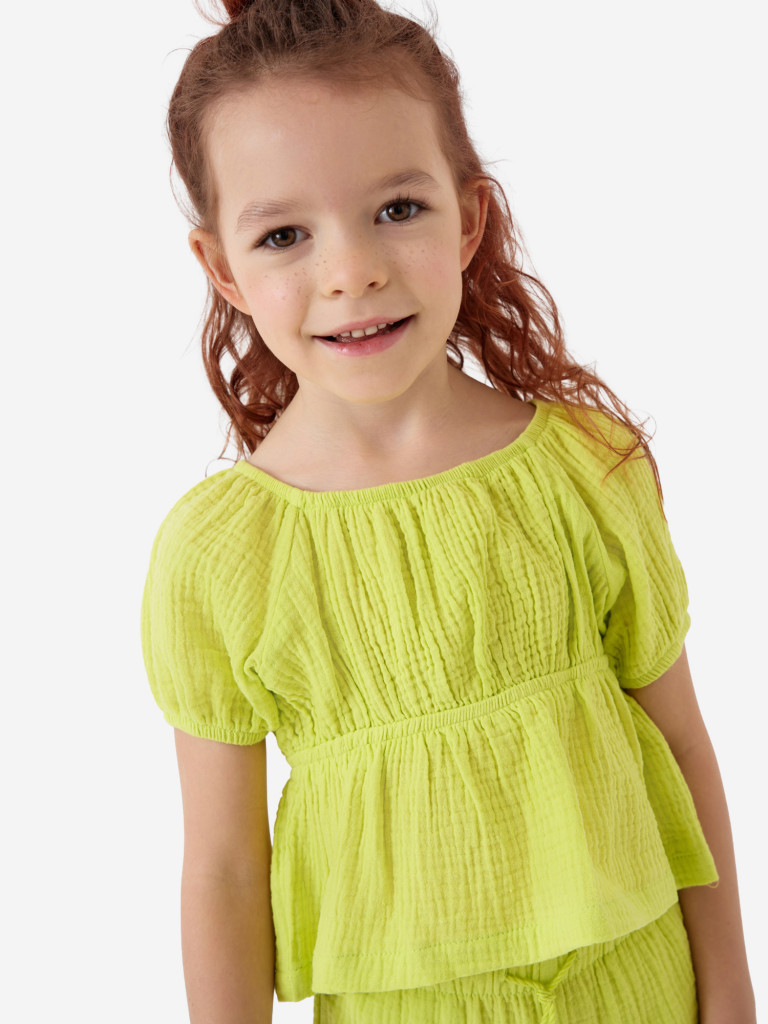 Комплект для девочек: блузка, брюки PlayToday