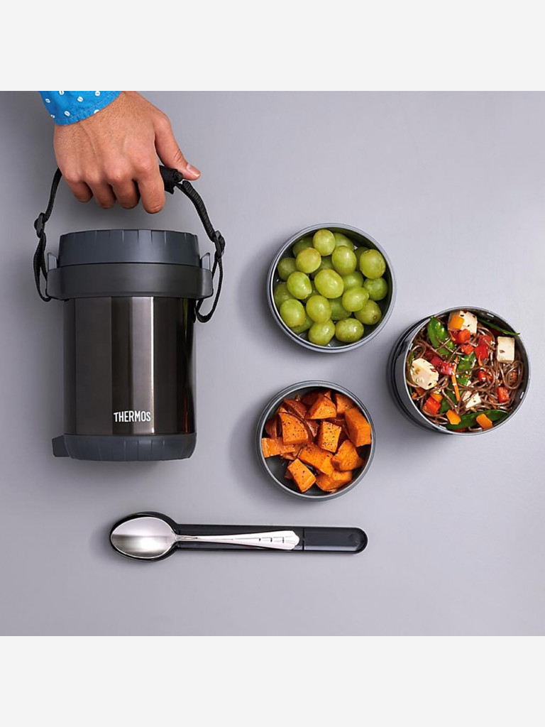 Термос для еды с тремя контейнерами 2 л THERMOS JBG-2000