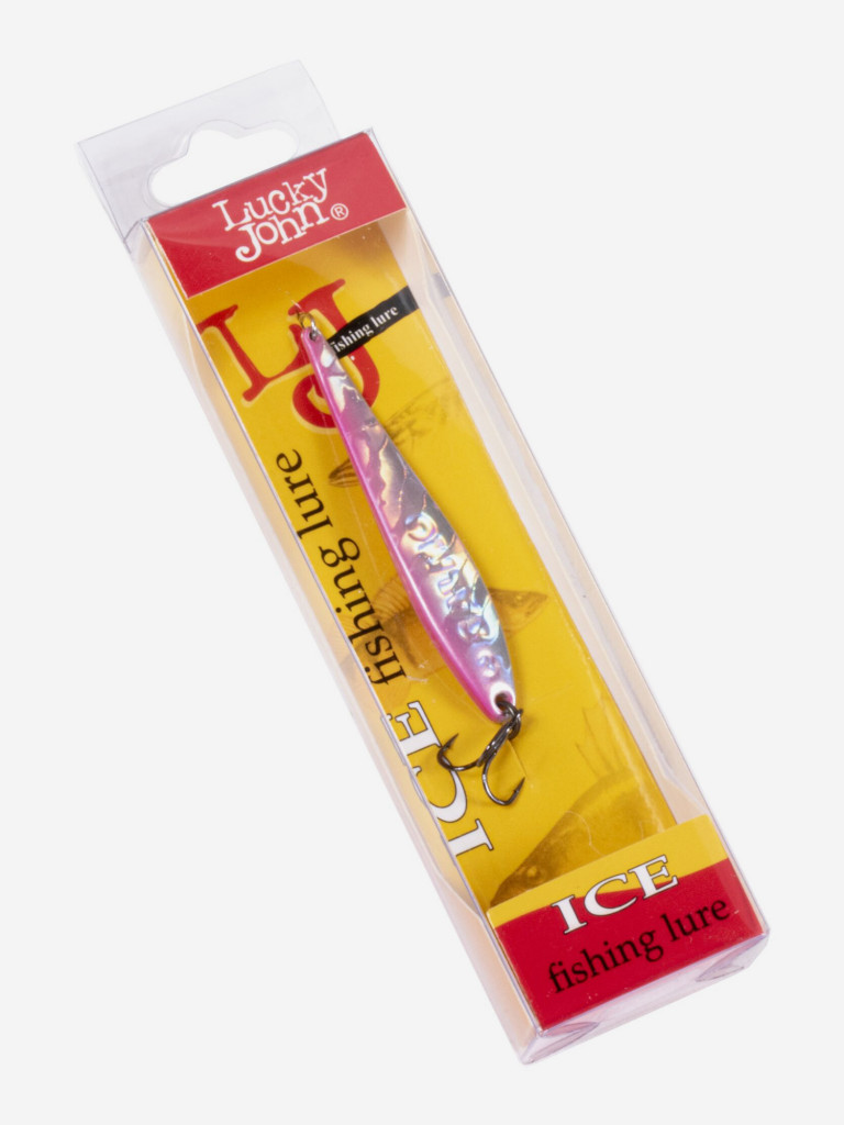 Блесна вертикальная Lucky John зимняя S-3 с тройником, вес 6 г