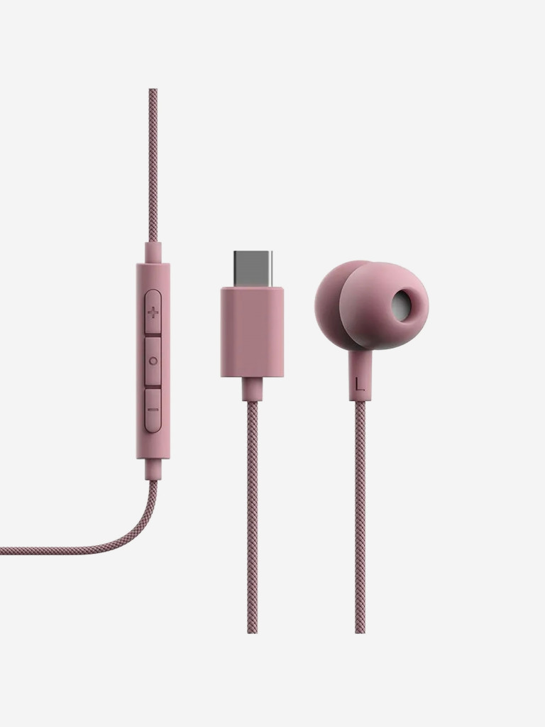 Проводные наушники Sudio V3 Wired Earbuds со встроенным микрофоном, чвет: розовый