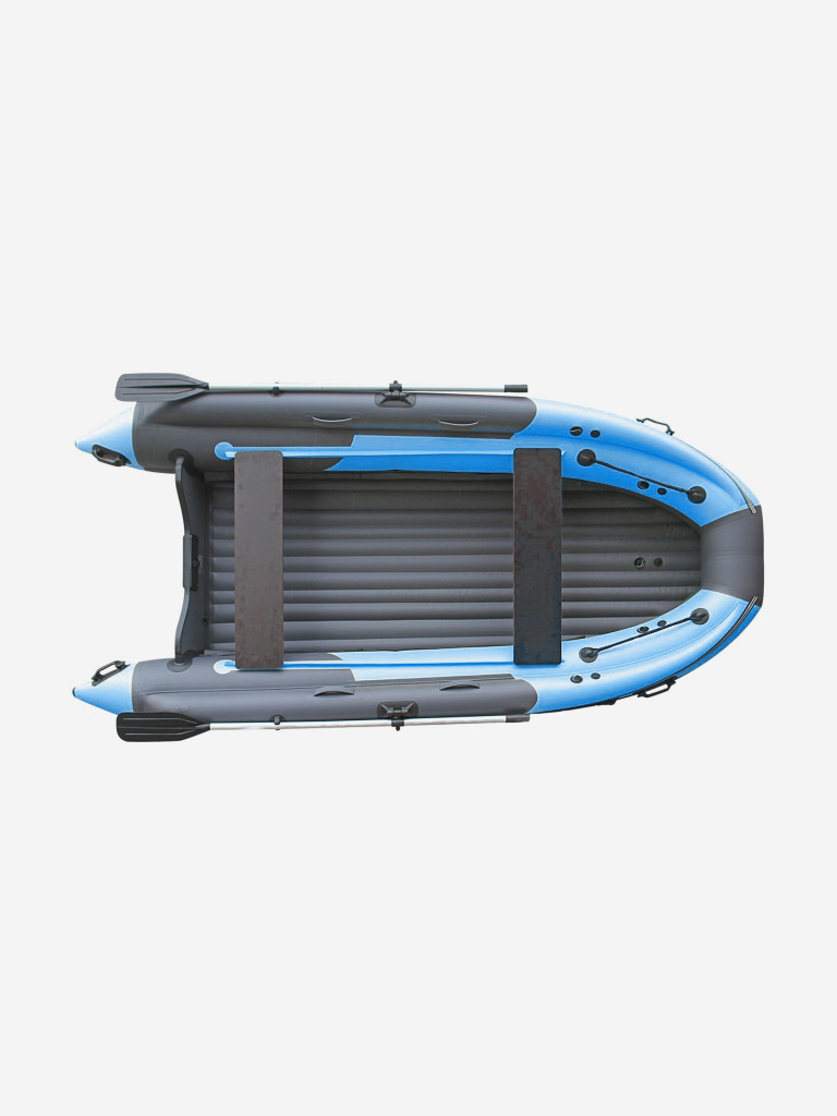 Лодка Reef Skat Triton (Риф Скат Тритон) 400 NDFi с интегрированным фальшбортом, серо-голубая