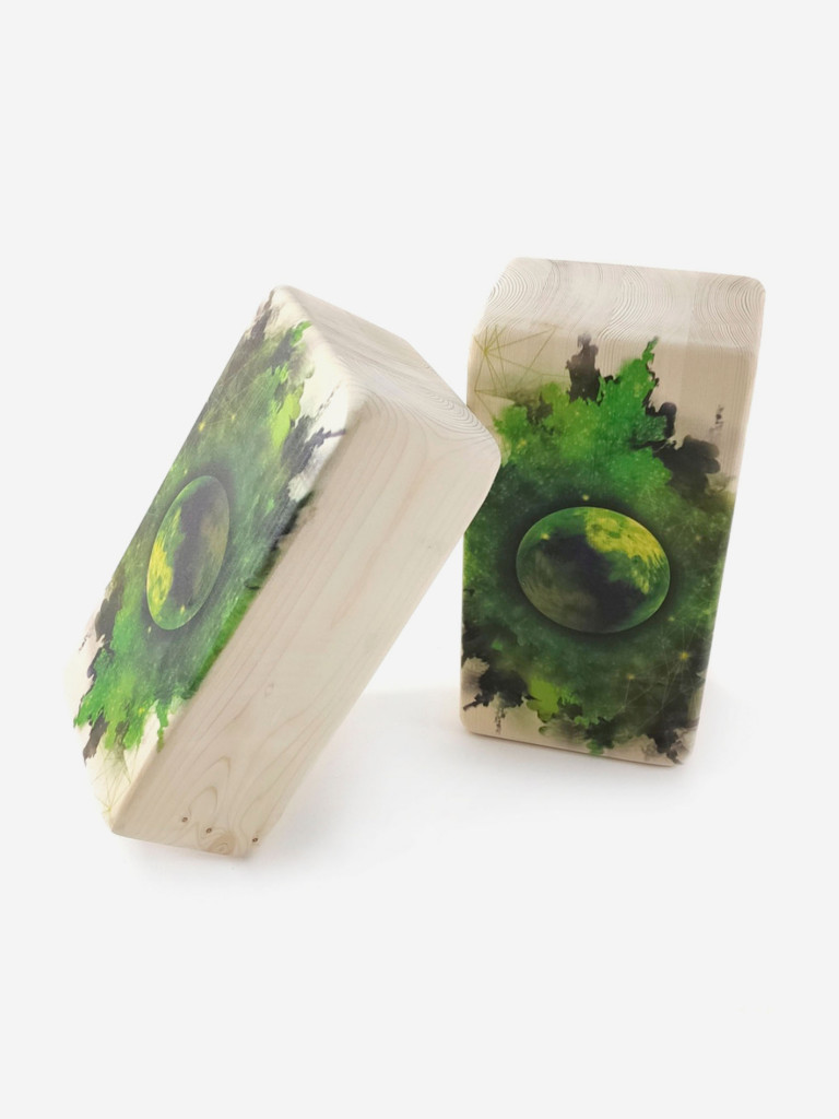 Кирпич для йоги Earth Elements Collection, 23 см х 11 см х 8 см йога блок, 2 шт