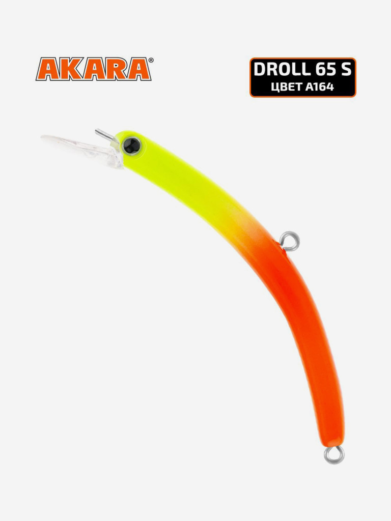 Воблер Akara Droll 65S минноу тонущий на форель 3,7гр A164