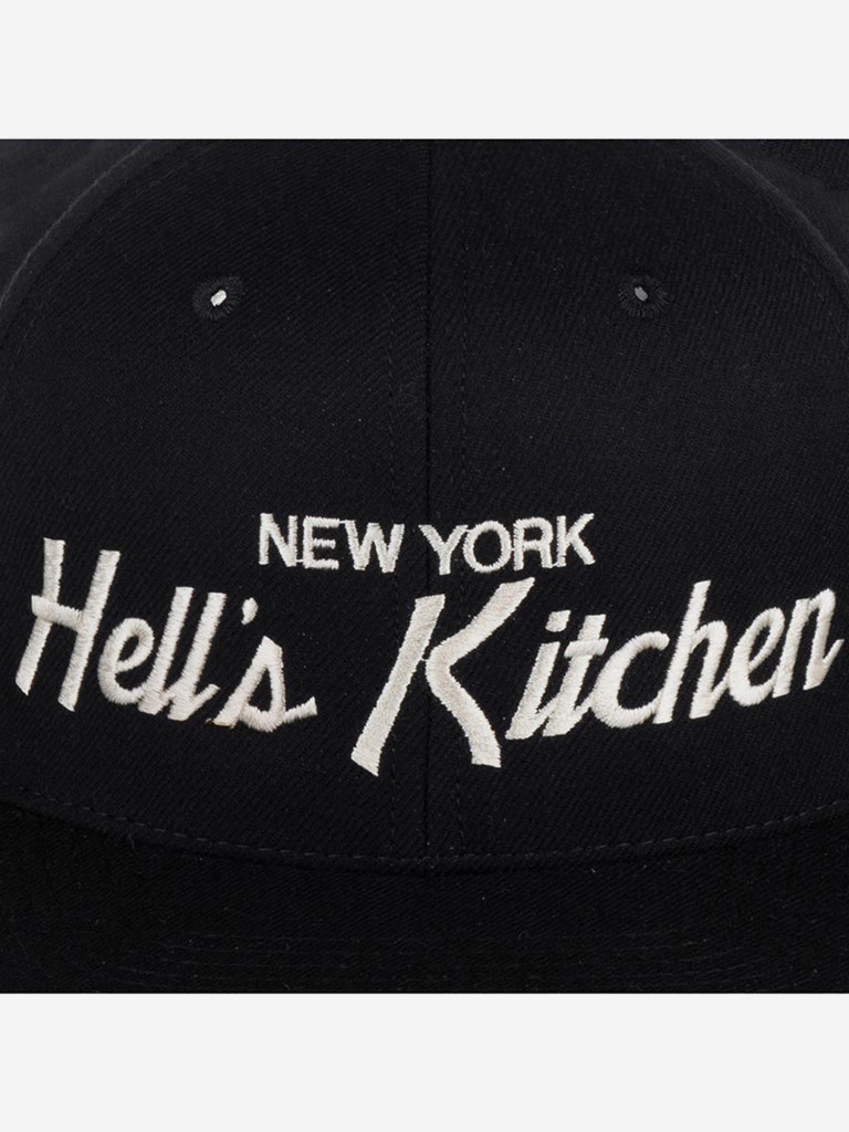 Бейсболка с прямым козырьком HOOD 100-MWL001-NY022-BK Hells Kitchen II