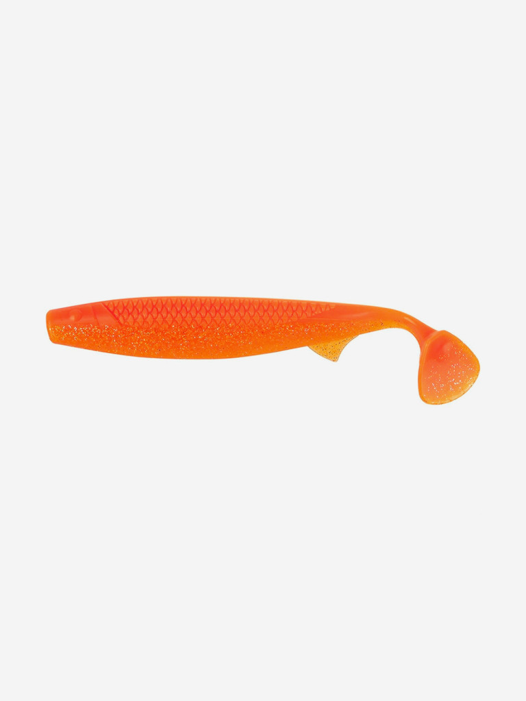 Мягкая приманка Helios Pike King, 6,3'' / 16 см, Orange & Sparkles, 3 шт (HS-37-022)