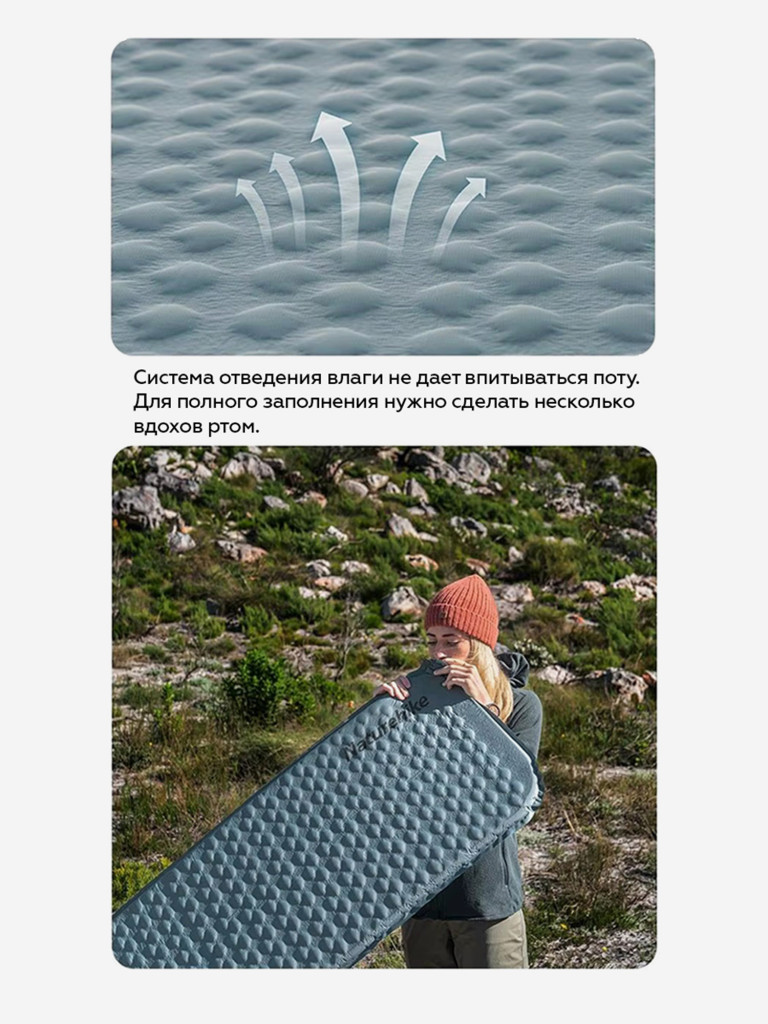 Коврик самонадувающийся Naturehike Yugu