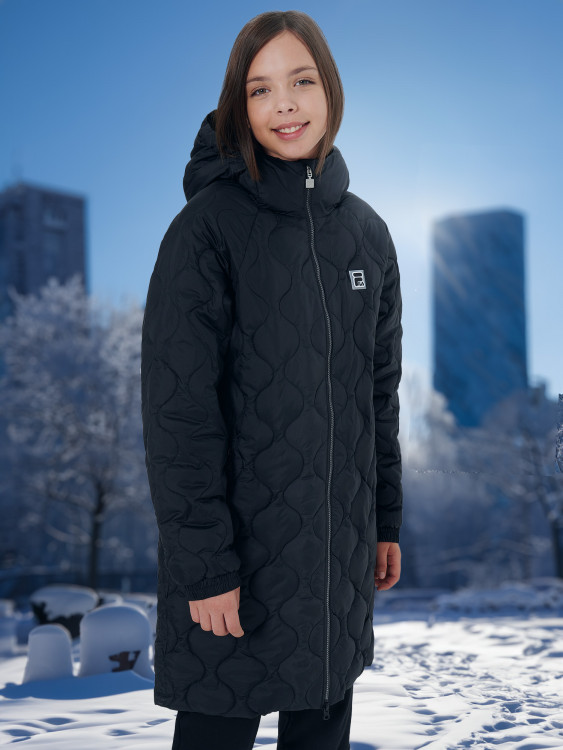Пальто утепленное для девочек FILA
