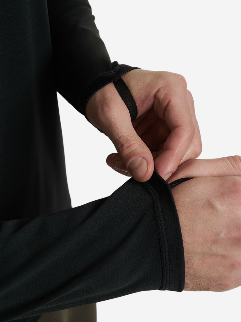 Лонгслив мужской HUT VORGA для охоты, черный