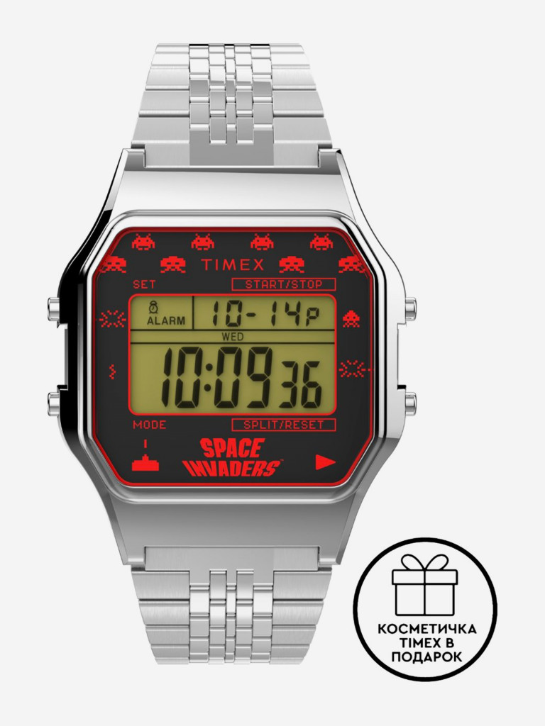 Спортивные часы TIMEX TW2V30000, электронные, 34 мм, с подсветкой Indiglo