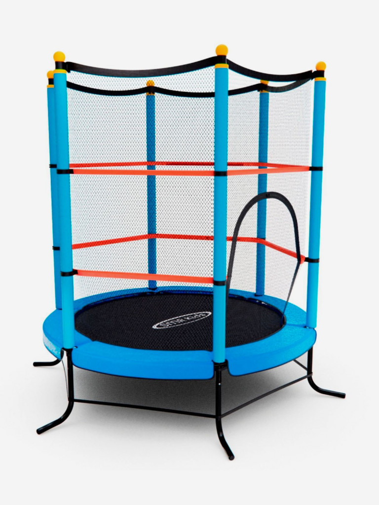Батут детский DFC SMRKIDS 55" с сеткой, BLUE