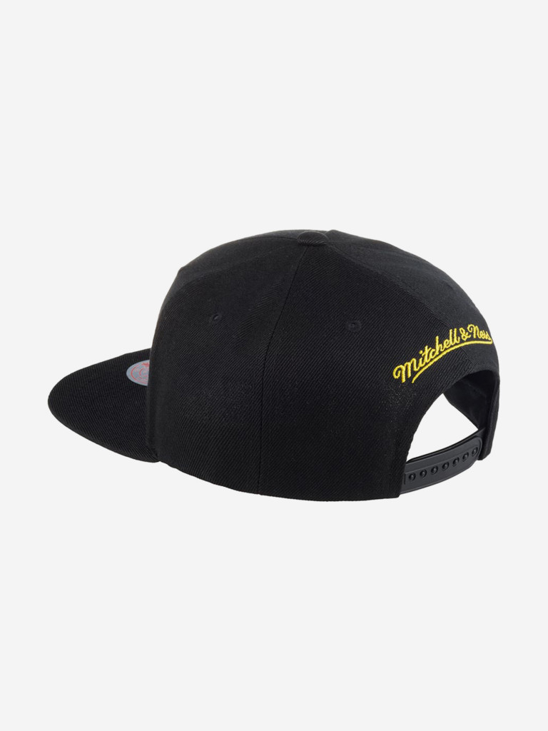 Бейсболка с прямым козырьком MITCHELL NESS 6HSSJS19078-LALBLCK Los Angeles Lakers NBA