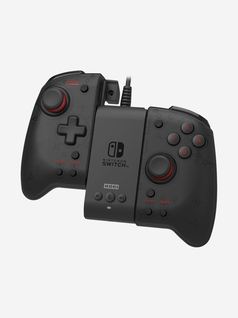 Контроллер HORI для Nintendo Switch Split Pad Pro Attachment Set / Black (NSW-371U)