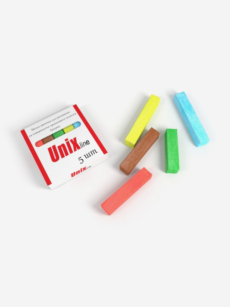 Мелки для рисования на батуте UNIX Line 5 шт.
