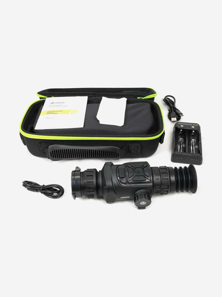 Тепловизионный прицел Arkon Arma LR35 1200-1800м, zoom 3,1х-24,8х, WiFi, VOx 384х288рх, OLED 1024х768,