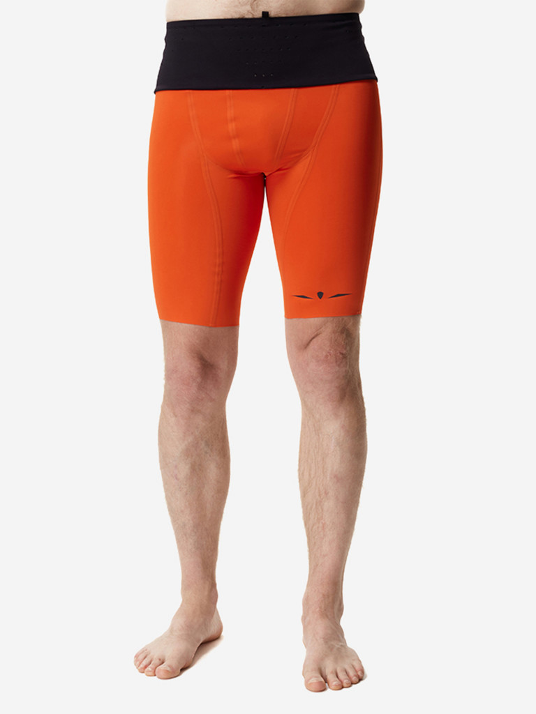 Тайтсы короткие с поясом мужские UGLOW, красный