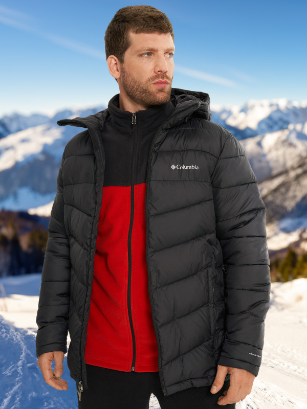 Куртка утепленная мужская Columbia Youngberg II Insulated Jacket черный цвет — купить за 15999 руб., отзывы в интернет-магазине Спортмастер