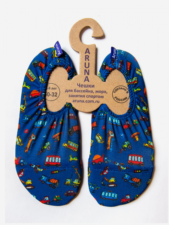 Аквашузы, аквасоки, чешки с антискользящей подошвой для бассейна, моря, пляжа, детского сада, занятия спортом ARUNA