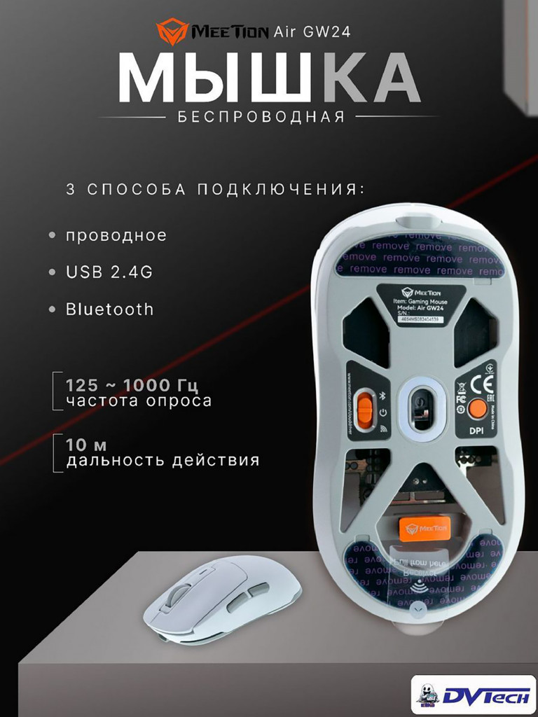 Игровая мышь MEETION GW24