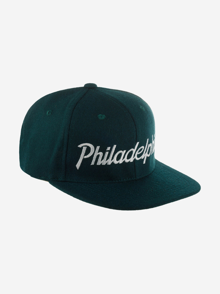Бейсболка с прямым козырьком HOOD 100-MWL002-PA010-FR Philadelphia (зеленый)