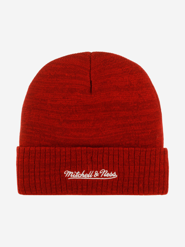 Шапка с отворотом MITCHELL NESS KTCFMM19260-CBURED1 Chicago Bulls NBA (красный)