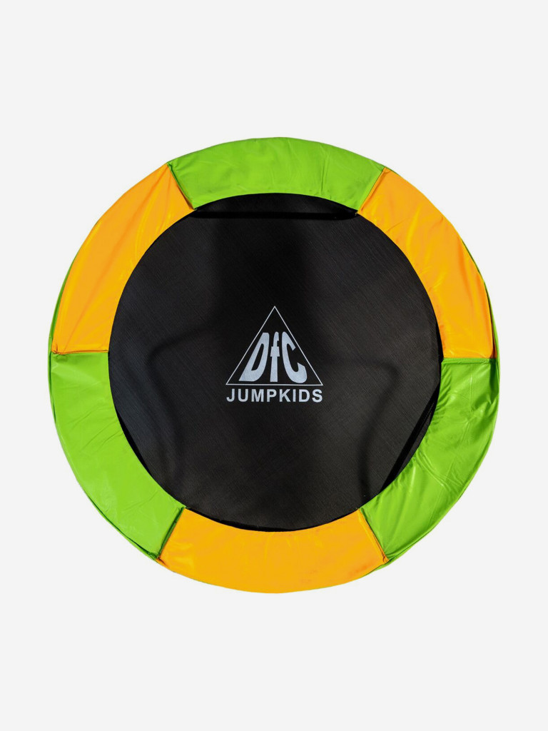 Батут DFC JUMP KIDS 55" 55INCH-JD-GY зеленый/желтый, сетка (137см)