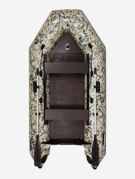 Лодка надувная ПВХ под мотор Фрегат 280 ЕК с килем Камуфляж