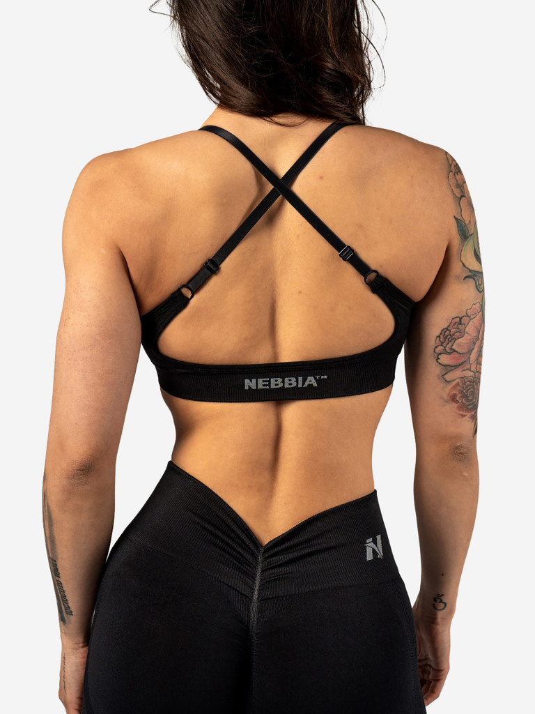 Топ спортивный женский Sports Bra TOTALLY SEAMLESS Black 305