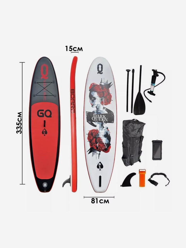 Сапборд GQ Board Dark Queen 335 см