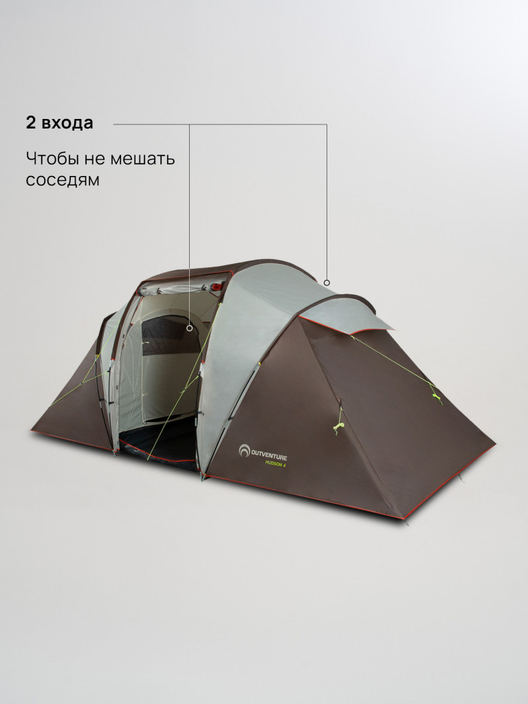 Палатка 4-местная Outventure Hudson 4 Alternative