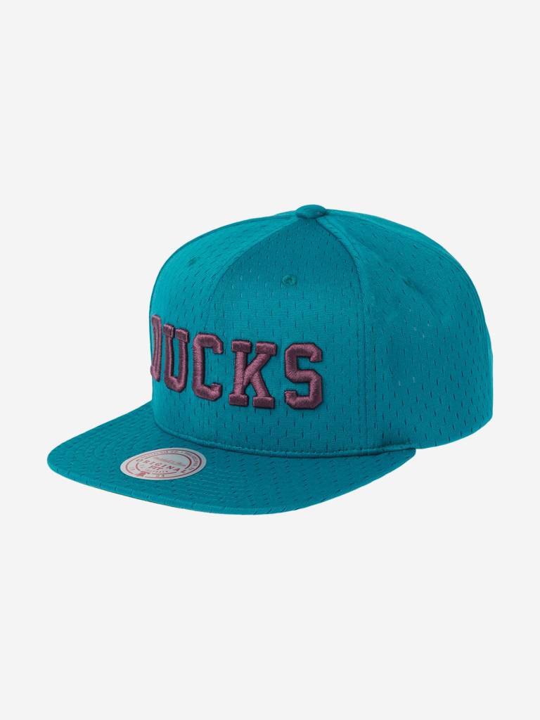 Бейсболка с прямым козырьком MITCHELL NESS HS10416-ADUTEAL Anaheim Ducks NHL