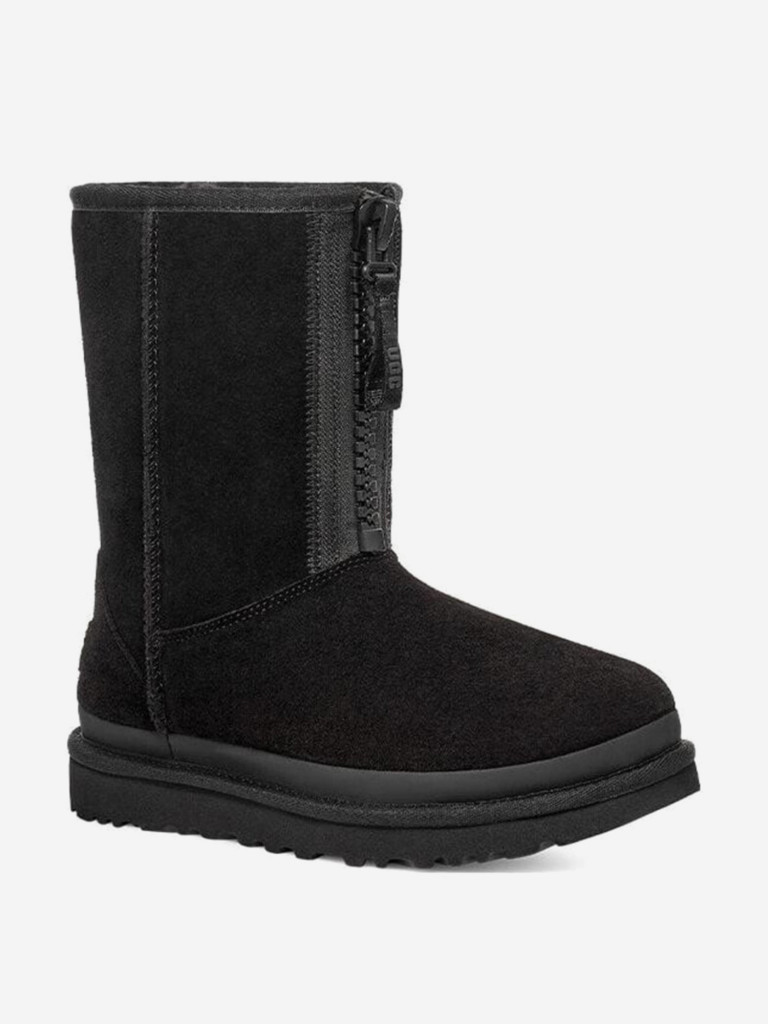 Сапоги утепленные UGG Classic Short Zipper Tape Logo
