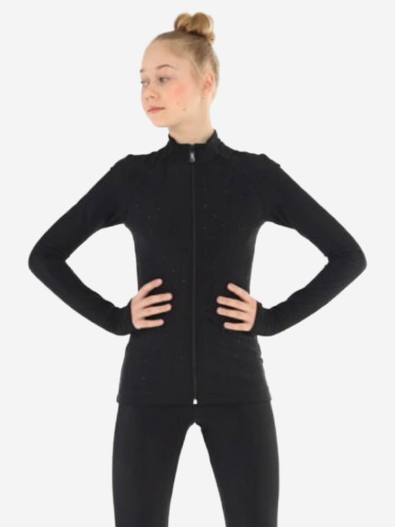 Термокофта спортивная для фигурного катания «Нуар» IceDress