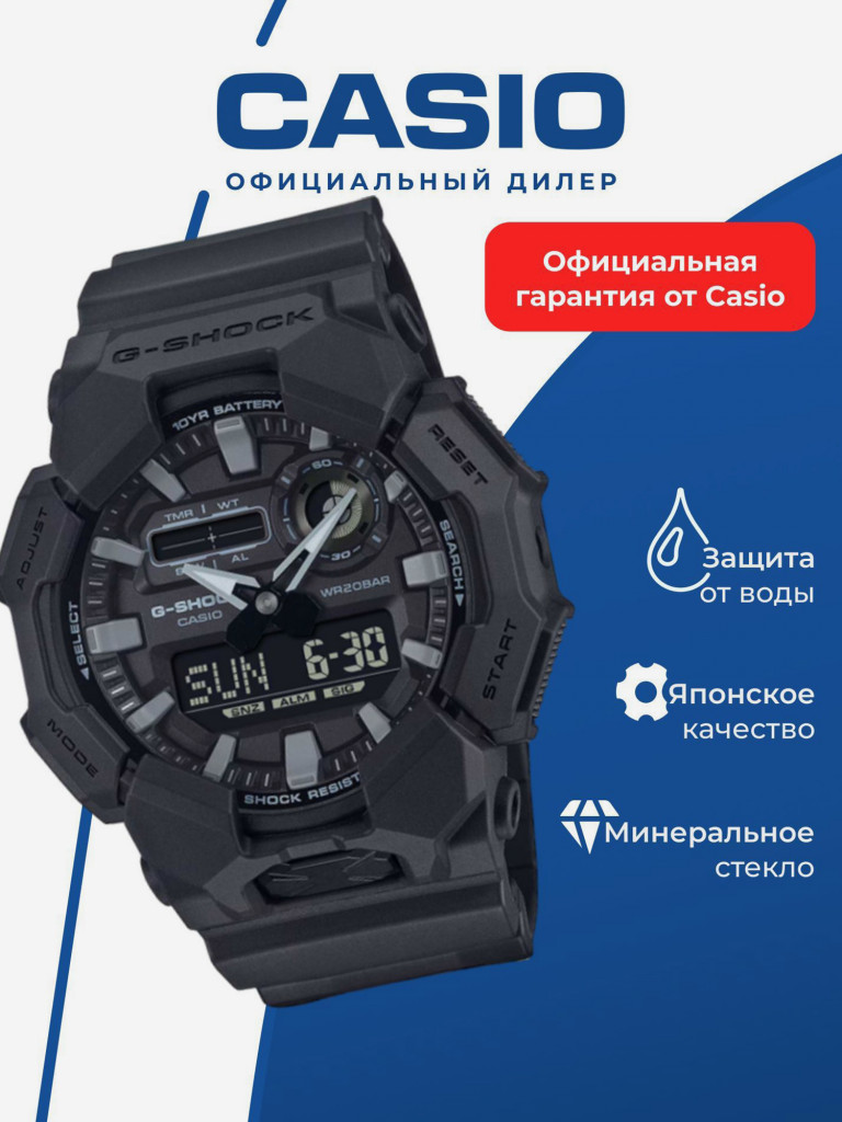 Спортивные часы CASIO G-SHOCK GA-010-1A1