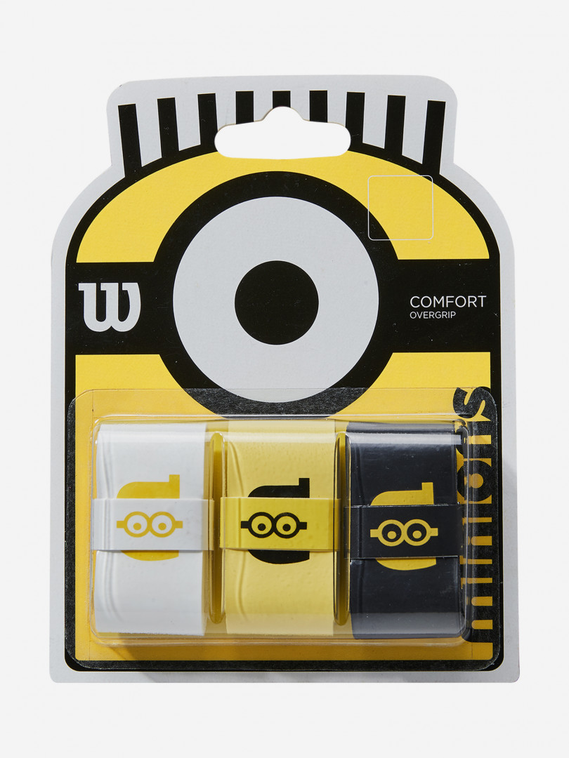 фото Намотка верхняя wilson minions overgrip 3pk, мультицвет