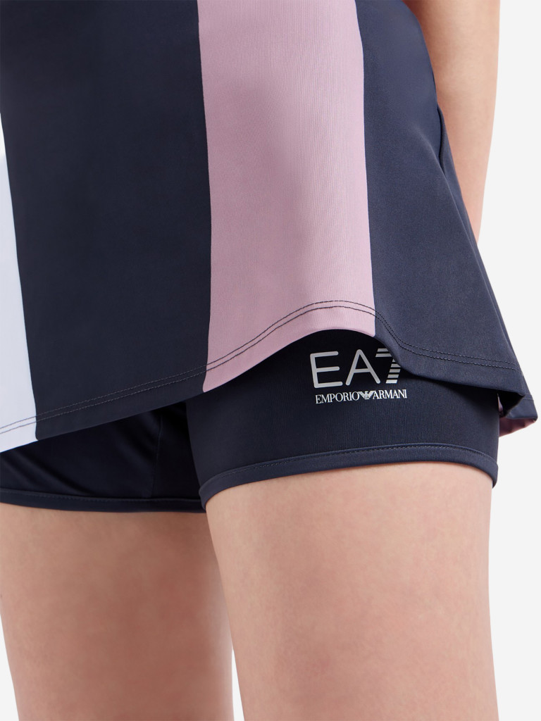 Платье женское в комплекте с шортами EA7 EMPORIO ARMANI Tennis Pro