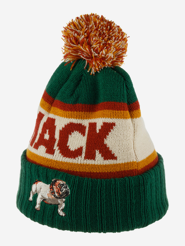 Шапка с помпоном AMERICAN NEEDLE 23012A-MACKT Mack Truck Pillow Line Knit (зеленый)