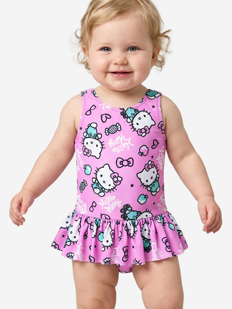 Купальник слитный для девочек PlayToday